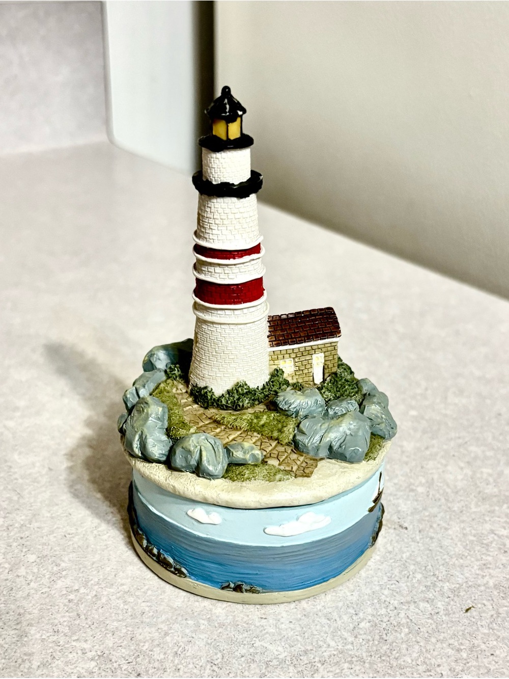 ⚓️Lighthouse Coastal Trinket box/figurine